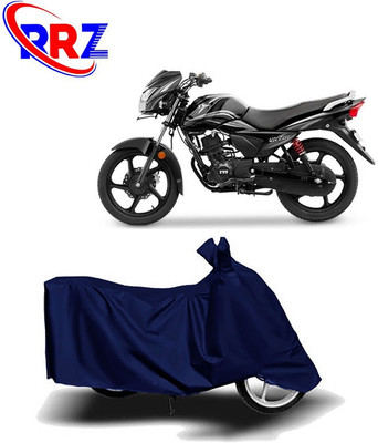 RRZ Two Wheeler Cover for TVS(Victor, Blue)