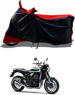 AESTRYD Two Wheeler Cover for Kawasaki(Z900 RS Cafe Racer BS6, Red)