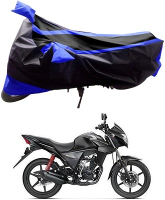 Ascension Two Wheeler Cover for Honda(CB Twister, Black, Blue)