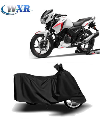 WXR Waterproof Two Wheeler Cover for TVS(Apache RTR 160, Black)