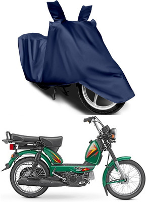 Mdstar Waterproof Two Wheeler Cover for TVS(XL 100 Heavy Duty, Blue)