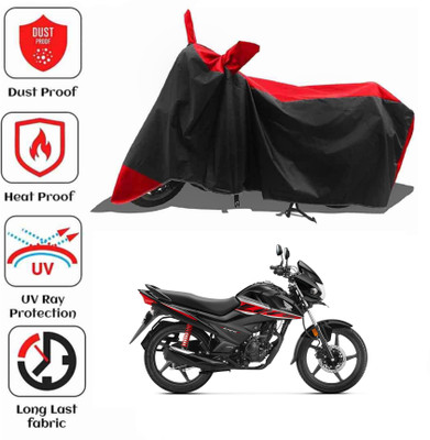 AIKOZIYA Waterproof Two Wheeler Cover for Honda(Livo, Black, Red)