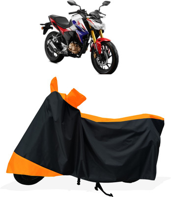 Tricway Two Wheeler Cover for Honda(CBF, Orange)