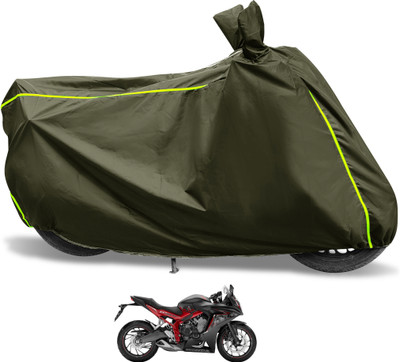 Euro Care Waterproof Two Wheeler Cover for Honda(CBR 650F, Green)