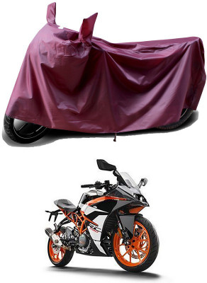 THE REAL ARV Waterproof Two Wheeler Cover for KTM(RC 390, Maroon)