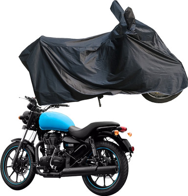 Motodreka Waterproof Two Wheeler Cover for Royal Enfield(Thunderbird 500, Black)