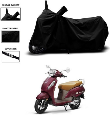 Mdstar Waterproof Two Wheeler Cover for Suzuki(Access 125, Black)