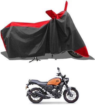 KEDIT Two Wheeler Cover for Yamaha(Red, Black)