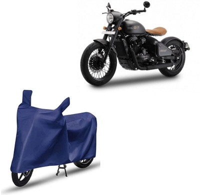 KANISHA ENTERPRISES Waterproof Two Wheeler Cover for JAWA(Perak, Blue)