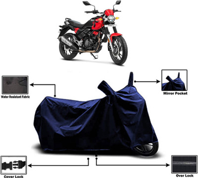AASHTIK MART Two Wheeler Cover for Hero(Xpulse 200T, Blue)