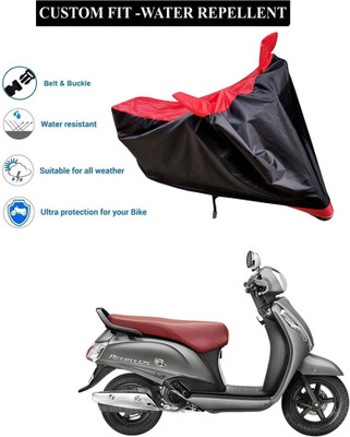 CODOKI Waterproof Two Wheeler Cover for Suzuki(Access SE, Red)