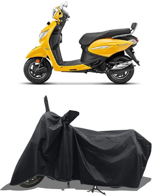 AASHTIK MART Two Wheeler Cover for Hero(Black)
