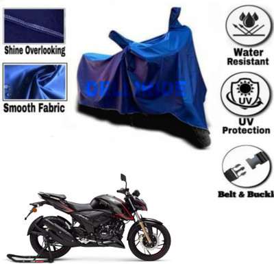 TPNYKR Two Wheeler Cover for TVS(Apache RTR 200, Blue)