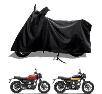 JVBRANGI Waterproof Two Wheeler Cover for Honda(CB350RS, Black)