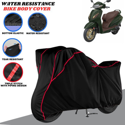 SRP PRODUCT Waterproof Two Wheeler Cover for Honda(Aviator, Black, Red)