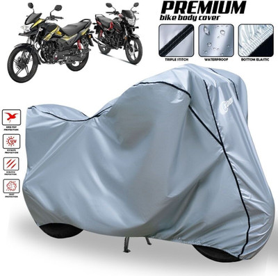 SThanaveX Waterproof Two Wheeler Cover for Honda(SP 125, Silver, Black)