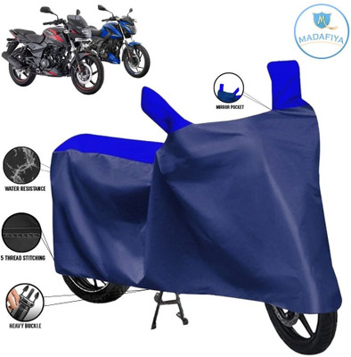 MADAFIYA Waterproof Two Wheeler Cover for Bajaj(Pulsar, Blue, Multicolor)