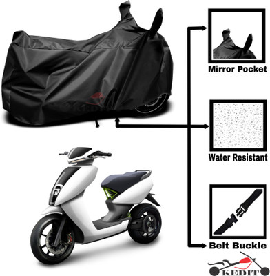 KEDIT Two Wheeler Cover for Ather(450 X, Black)