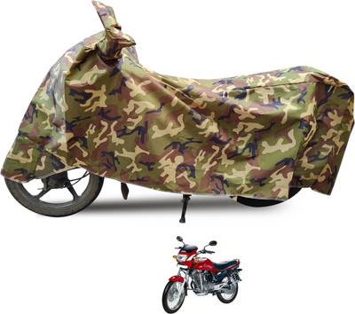 Euro Care Waterproof Two Wheeler Cover for Hero(Ambition, Black)