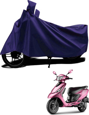 KEDIT Waterproof Two Wheeler Cover for TVS(Zest 110, Blue)