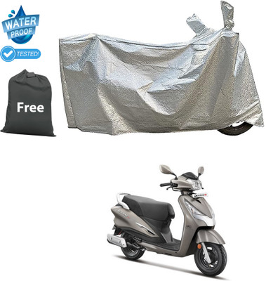 CODOKI Waterproof Two Wheeler Cover for Hero(Destini 125, Silver)
