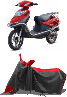 GROFATIK Two Wheeler Cover for Hero(Electric Scooter, Red)