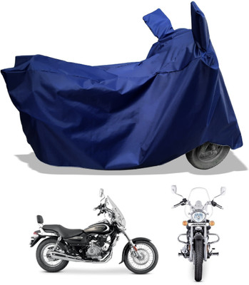 Amexride Two Wheeler Cover for Bajaj(Cruiser BS6, Blue)