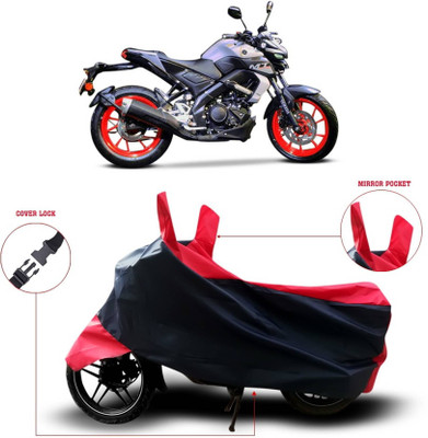 AASHTIK MART Two Wheeler Cover for Yamaha(MT 15, Red)