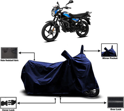 Amexride Two Wheeler Cover for Bajaj(CT110, Blue)