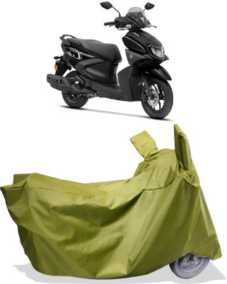 Amexride Two Wheeler Cover for Yamaha(Ray-ZR 125FI BS6, Maroon)