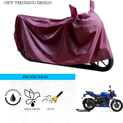 SnehaSales Waterproof Two Wheeler Cover for TVS(Apache RTR 200, Maroon)