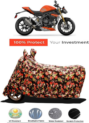 Amexride Two Wheeler Cover for Triumph(Speed Triple BS6, Multicolor)