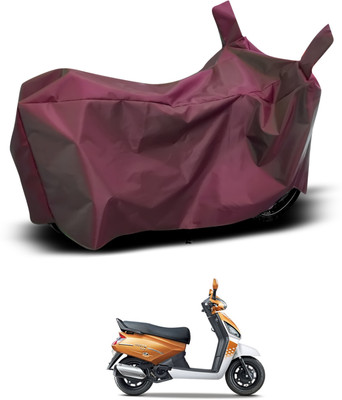 GOSHIV-car and bike accessories Waterproof Two Wheeler Cover for Mahindra(Gusto, Maroon)