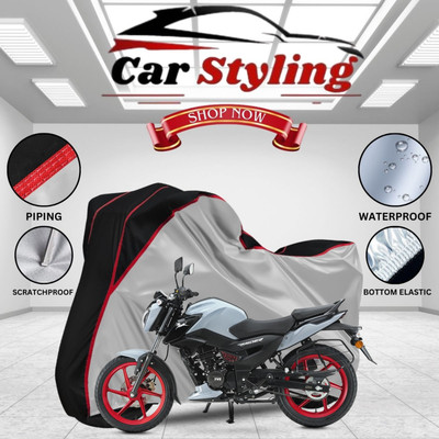 Car Styling Waterproof Two Wheeler Cover for TVS(Raider, Multicolor)