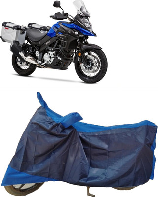 Autoprime Two Wheeler Cover for Suzuki(V Strom 650, Multicolor)
