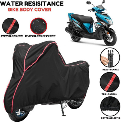 Mdstar Waterproof Two Wheeler Cover for Yamaha(Ray ZR, Black)