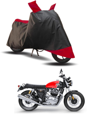 KEDIT Two Wheeler Cover for Royal Enfield(Continental GT, Red, Black)
