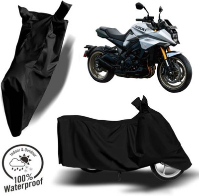 RAAMKM Waterproof Two Wheeler Cover for Hero, Honda, Royal Enfield, TVS(Karizma ZMR, Black)