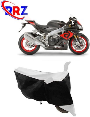 RRZ Waterproof Two Wheeler Cover for Aprilia(RSV4, Black, White)