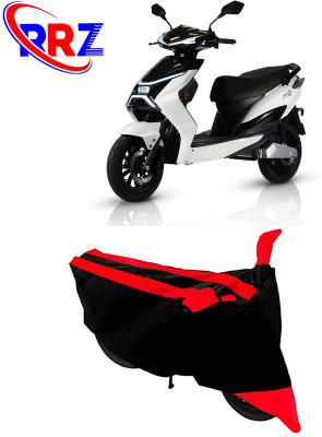RRZ Waterproof Two Wheeler Cover for Electric Cruz(X1, Black, Red)