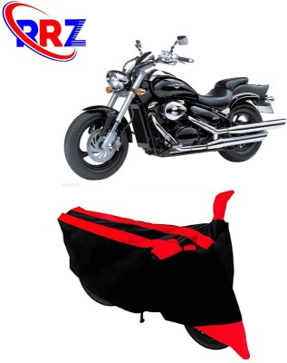 RRZ Waterproof Two Wheeler Cover for Suzuki(Intruder M800, Black, Red)