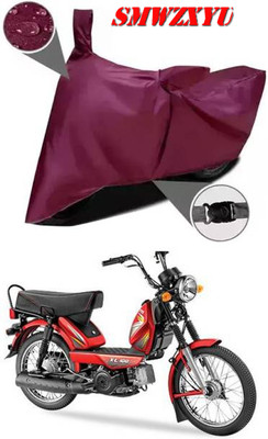 smwzxyu Waterproof Two Wheeler Cover for TVS(Creon, Maroon)