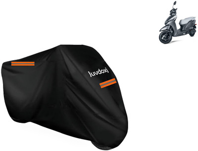 Juvdoxj Waterproof Two Wheeler Cover for Ampere(Magnus Pro, Black)