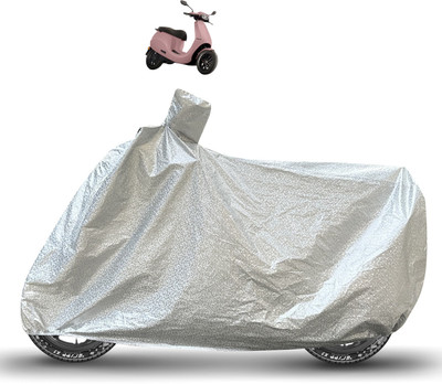 Caronix Waterproof Two Wheeler Cover for Ola(Silver)