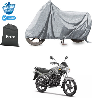 PAGORA Waterproof Two Wheeler Cover for Suzuki(Hayate EP, Silver)