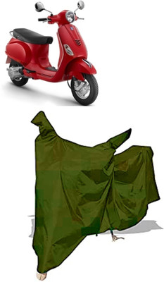 Amexride Two Wheeler Cover for Piaggio(Vespa LX 125, Maroon)
