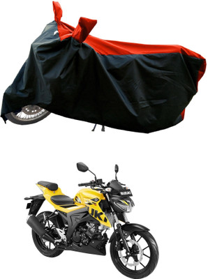 DeepShakshi AUTOMOTIVE Waterproof Two Wheeler Cover for Suzuki(GSX, Red)