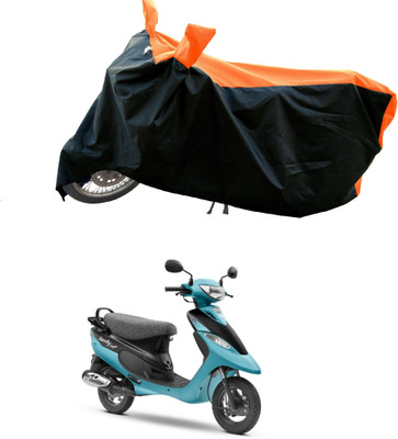 AESTRYD Two Wheeler Cover for TVS(Scooty Pep Plus BS6, Orange)