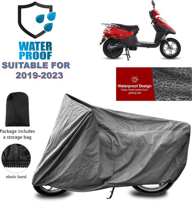 PAGORA Waterproof Two Wheeler Cover for Hero(Electric Flash BS6, Grey)