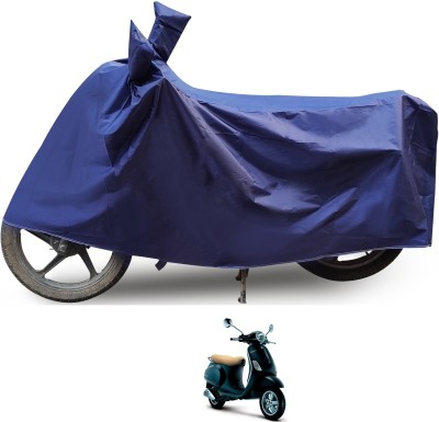 Euro Care Waterproof Two Wheeler Cover for Vespa(Vespa, Blue)